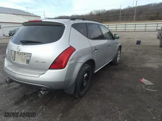 2007 Nissan Murano S with VIN JN8AZ08W17W629412, listed as a IAAI auction lot 41831097 with 151,713 mi miles. Bid and sale history available at carsss.com. Image 4.