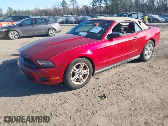 2012 Ford Mustang V6 with VIN 1ZVBP8EM4C5203508, listed as a IAAI auction lot 41688187 with 226,571 mi miles and . Bid and sale history available at DreamBid. Image 2.