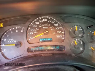 2004 Chevrolet Silverado 1500 Z71 with VIN 1GCEK19T34E322434, listed as a Copart auction lot 46658885 with 184,337 mi miles and Salvage Title. Bid and sale history available at DreamBid. Image 9.