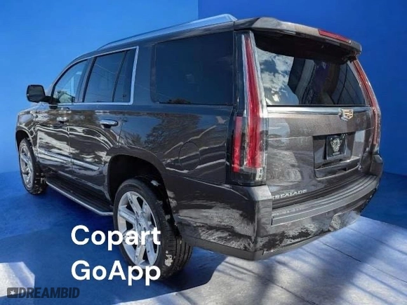2017 Cadillac Escalade Luxury with VIN 1GYS4BKJ4HR328022, listed as a Copart auction lot 48626615 with 87,385 mi miles and Clean Title. Bid and sale history available at carsss.com. Image 3.