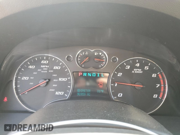 2007 Chevrolet Equinox LS with VIN 2CNDL23FX76089867, listed as a Copart auction lot 54889475 with 90,959 mi miles and Salvage Title. Bid and sale history available at DreamBid. Image 9.
