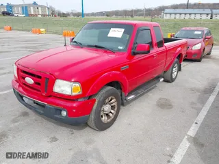 2007 Ford Ranger STX with VIN 1FTYR44E57PA43143, listed as a IAAI auction lot 41867669 with 566,946 mi miles. Bid and sale history available at carsss.com. Image 2.