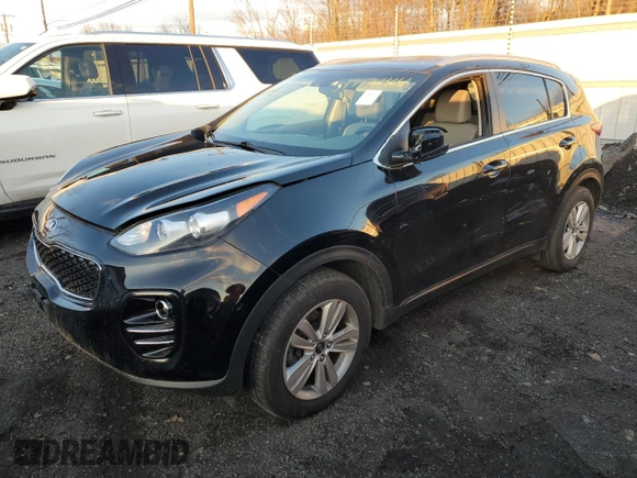 2018 Kia Sportage LX with VIN KNDPMCACXJ7446114, listed as a Copart auction lot 37712144 with 65,273 mi miles and Non Repairable. Bid and sale history available at DreamBid. Image 1.