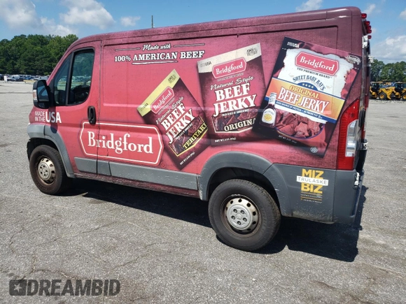 2016 Ram ProMaster Cargo with VIN 3C6TRVNG0GE127183, listed as a Copart auction lot 62960244 with 240,392 mi miles and Salvage Title. Bid and sale history available at DreamBid. Image 2.
