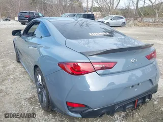 2021 Infiniti Q60 RED SPORT 400 with VIN JN1FV7LKXMM530401, listed as a IAAI auction lot 41409153 with 31,247 mi miles. Bid and sale history available at carsss.com. Image 3.