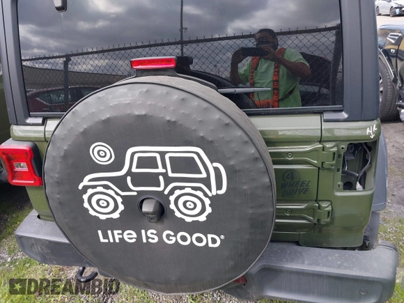 2020 Jeep Wrangler Unlimited Sport S с VIN 1C4HJXDG6LW285952, выставлен на аукционе IAAI как лот 41666200 с пробегом 37 089 миль миль и . История ставок и продаж доступна на DreamBid. Изображение 16.