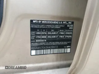 2003 Mercedes-Benz M 350 z VIN 4JGAB57E63A428873, wystawiony jako Copart lot #44179105 z przebiegiem 191 384 mil mil oraz Szkoda całkowita • Salvage title. Historia ofert i sprzedaży dostępna na DreamBid. Obrazek 13.