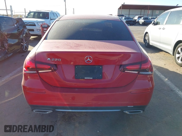 2019 Mercedes-Benz A 220 with VIN WDD3G4EB0KW026615, listed as a IAAI auction lot 41108913 with Not Provided miles and . Bid and sale history available at DreamBid. Image 16.