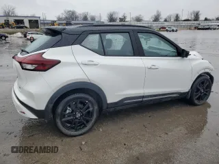 2024 Nissan Kicks SR with VIN 3N1CP5DV3RL570699, listed as a Copart auction lot 43344445 with 13,763 mi miles and Salvage Title. Bid and sale history available at DreamBid. Image 3.