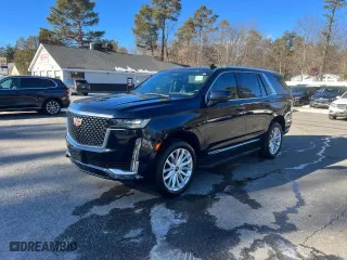 2021 Cadillac Escalade Luxury with VIN 1GYS3AKL4MR417758, listed as a Copart auction lot 49588945 with 129,856 mi miles and Clean Title. Bid and sale history available at carsss.com. Image 1.