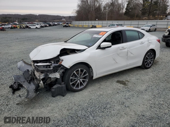 2019 Acura TLX with VIN 19UUB2F37KA005736, listed as a Copart auction lot 41910915 with 66,368 mi miles and Salvage Title. Bid and sale history available at carsss.com. Image 1.