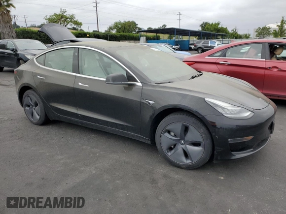 2020 Tesla Model 3 Long Range with VIN 5YJ3E1EB2LF742131, listed as a Copart auction lot 54456355 with 7,955 mi miles and Clean Title. Bid and sale history available at carsss.com. Image 4.