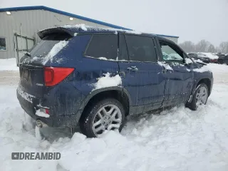 2025 Honda Passport EX-L z VIN 5FNYF8H55SB005439, wystawiony jako Copart lot #87375214 z przebiegiem 2575 mil mil oraz Szkody całkowita. Historia ofert i sprzedaży dostępna na DreamBid. Obrazek 3.