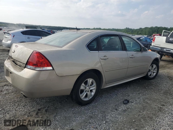 2012 Chevrolet Impala LS Fleet with VIN 2G1WF5E31C1221875, listed as a Copart auction lot 59107735 with 192,225 mi miles and Salvage title. Bid and sale history available at DreamBid. Image 3.