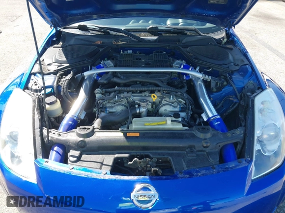 2007 Nissan 350Z Touring with VIN JN1BZ34E67M550105, listed as a IAAI auction lot 41829744 with 97,807 mi miles. Bid and sale history available at carsss.com. Image 10.