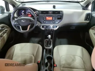 2014 Kia Rio LX with VIN KNADM4A33E6417068, listed as a Copart auction lot 54787885 with 98,078 mi miles and Salvage Title. Bid and sale history available at DreamBid. Image 8.
