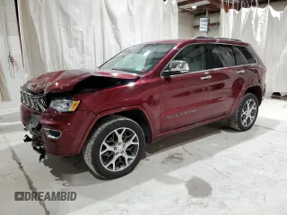 2019 Jeep Grand Cherokee Overland with VIN 1C4RJFCT3KC687246, listed as a Copart auction lot 52098394 with 74,113 mi miles and Salvage Title. Bid and sale history available at carsss.com. Image 1.