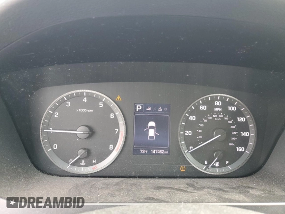 2016 Hyundai Sonata SE with VIN 5NPE24AF5GH403642, listed as a Copart auction lot 55575015 with 147,462 mi miles and Salvage Title. Bid and sale history available at carsss.com. Image 9.