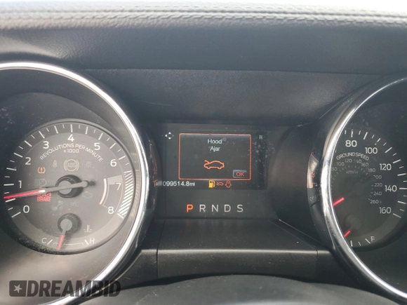 2017 Ford Mustang V6 with VIN 1FA6P8AM9H5286179, listed as a Copart auction lot 64785145 with 99,514 mi miles and Salvage title. Bid and sale history available at DreamBid. Image 9.