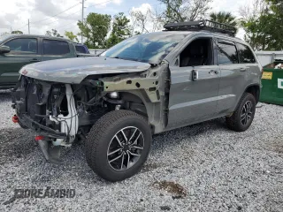 2021 Jeep Grand Cherokee Trailhawk with VIN 1C4RJFLG2MC730173, listed as a Copart auction lot 60409935 with 48,149 mi miles and Salvage title. Bid and sale history available at DreamBid. Image 1.