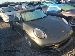 2021 Porsche 911 4S with VIN WP0BB2A97MS235243, listed as a Copart auction lot 74119614 with 0 mi miles and Salvage Title. Bid and sale history available at carsss.com. Image 4.
