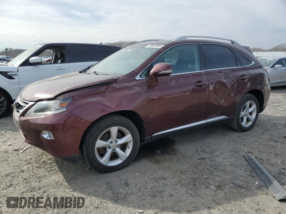 2014 Lexus RX 350 with VIN 2T2BK1BA9EC250702, listed as a Copart auction lot 53681095 with 182,910 mi miles and Clean Title. Bid and sale history available at DreamBid. Image 1.