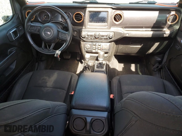 2022 Jeep Gladiator Texas Trail with VIN 1C6HJTAG9NL146049, listed as a Copart auction lot 55475145 with 51,590 mi miles and Salvage Title. Bid and sale history available at carsss.com. Image 8.