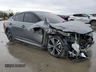 2022 Nissan Sentra SR z VIN 3N1AB8DV5NY262034, wystawiony jako Copart lot #43456595 z przebiegiem 61 182 mil mil oraz Szkoda całkowita • Salvage title. Historia ofert i sprzedaży dostępna na DreamBid. Obrazek 4.