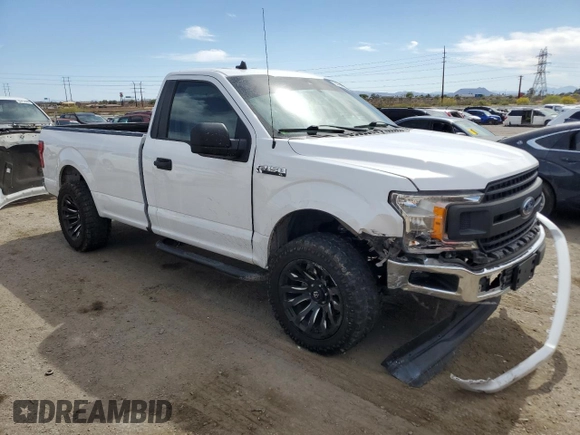 2020 Ford F-150 XL with VIN 1FTMF1CB7LKE65094, listed as a Copart auction lot 54452855 with 32,865 mi miles and Salvage Title. Bid and sale history available at carsss.com. Image 4.