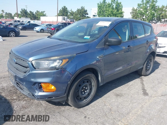 2018 Ford Escape S with VIN 1FMCU0F77JUB27839, listed as a IAAI auction lot 42507739 with 96,464 mi miles and . Bid and sale history available at DreamBid. Image 2.