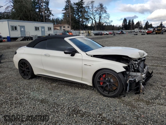 2017 Mercedes-Benz C 63 S AMG with VIN WDDWK8HB9HF454092, listed as a Copart auction lot 79309673 with 57,667 mi miles and . Bid and sale history available at DreamBid. Image 4.