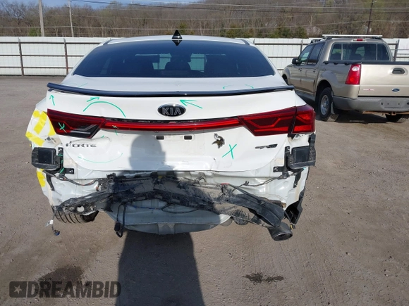 2021 Kia Forte GT-Line with VIN 3KPF34ADXME279657, listed as a IAAI auction lot 41946124 with 50,138 mi miles and . Bid and sale history available at DreamBid. Image 16.