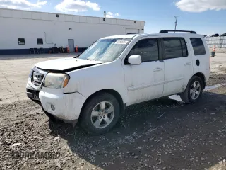 2011 Honda Pilot EX-L with VIN 5FNYF3H74BB031356, listed as a Copart auction lot 49798525 with 318,151 mi miles and Salvage Title. Bid and sale history available at carsss.com. Image 1.