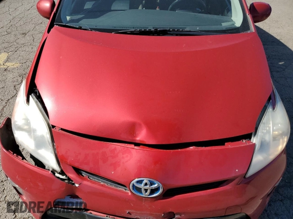 2013 Toyota Prius One with VIN JTDKN3DU8D0355741, listed as a Copart auction lot 53529295 with 125,550 mi miles and Salvage Title. Bid and sale history available at DreamBid. Image 11.