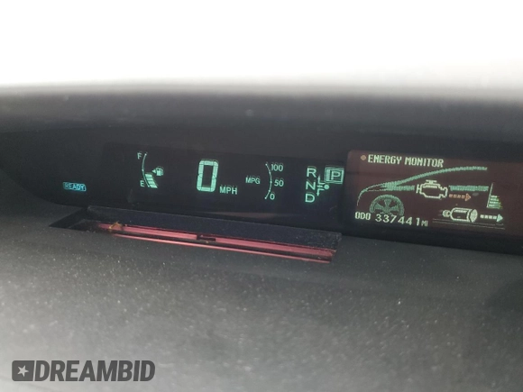 2010 Toyota Prius II with VIN JTDKN3DU5A0188105, listed as a Copart auction lot 53746865 with 337,441 mi miles and Salvage Title. Bid and sale history available at carsss.com. Image 9.