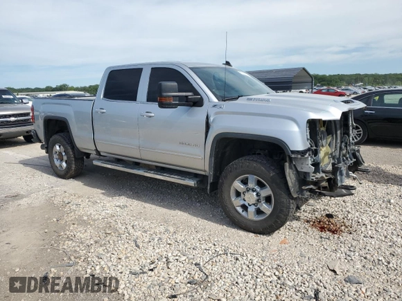 2018 GMC Sierra 2500HD Denali with VIN 1GT12SEY8JF130728, listed as a Copart auction lot 57078714 with 167,374 mi miles and Salvage Title. Bid and sale history available at carsss.com. Image 4.