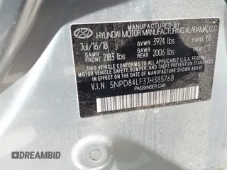 2018 Hyundai Elantra SEL with VIN 5NPD84LF3JH385768, listed as a IAAI auction lot 42077210 with 125,539 mi miles and . Bid and sale history available at DreamBid. Image 9.