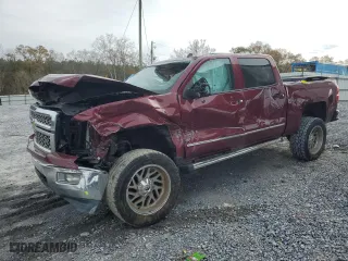 2014 Chevrolet Silverado 1500 LTZ with VIN 3GCUKSEC7EG524114, listed as a Copart auction lot 84707854 with 208,672 mi miles and Salvage Title. Bid and sale history available at carsss.com. Image 1.