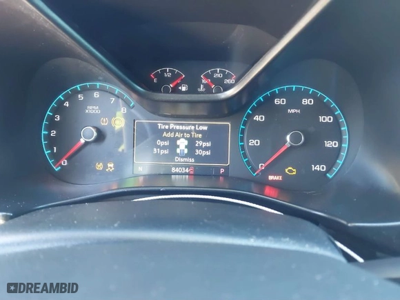 2019 Chevrolet Colorado 4WD Z71 with VIN 1GCGTDEN2K1146043, listed as a IAAI auction lot 41712002 with 84,034 mi miles. Bid and sale history available at carsss.com. Image 7.
