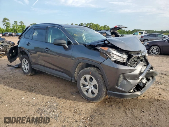 2019 Toyota RAV4 LE with VIN 2T3H1RFV4KC027080, listed as a Copart auction lot 60912315 with 39,445 mi miles and Salvage title. Bid and sale history available at DreamBid. Image 4.