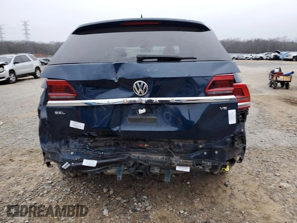 2019 Volkswagen Atlas SEL with VIN 1V2ER2CA7KC607587, listed as a Copart auction lot 43619275 with 125,184 mi miles and Clean title. Bid and sale history available at DreamBid. Image 6.