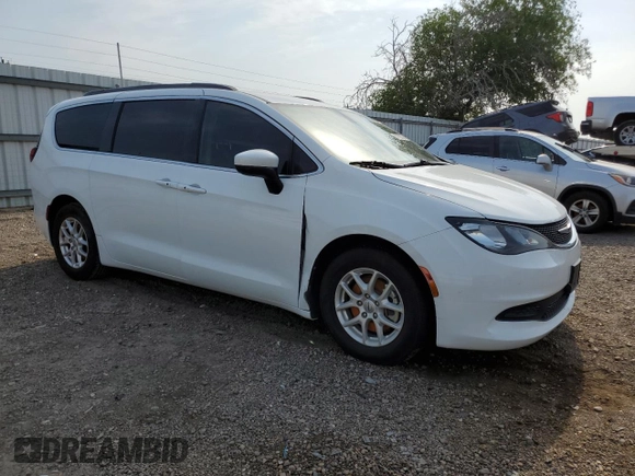 2021 Chrysler Voyager LXI with VIN 2C4RC1DG7MR515228, listed as a Copart auction lot 51706325 with 92,462 mi miles and Salvage Title. Bid and sale history available at carsss.com. Image 4.