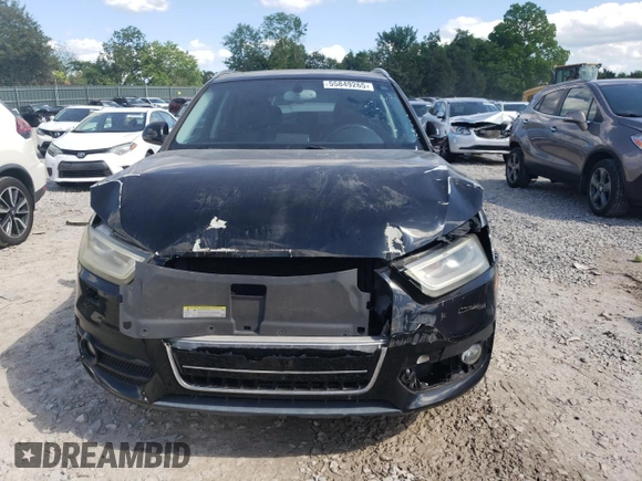 2015 Audi Q3 Premium Plus with VIN WA1BFCFS6FR000861, listed as a Copart auction lot 55849265 with 84,270 mi miles and Clean title. Bid and sale history available at DreamBid. Image 5.