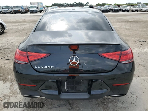 2019 Mercedes-Benz CLS with VIN WDD2J5JB2KA038318, listed as a Copart auction lot 50689794 with 57,145 mi miles. Bid and sale history available at carsss.com. Image 6.