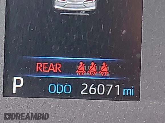 2023 Toyota Corolla Cross L with VIN 7MUAAAAG4PV044969, listed as a IAAI auction lot 42388727 with 26,071 mi miles and . Bid and sale history available at DreamBid. Image 16.