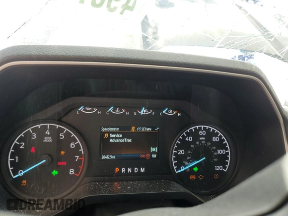 2022 Ford F-150 XL with VIN 1FTMF1E53NKD41365, listed as a Copart auction lot 49079805 with 26,412 mi miles and Salvage Title. Bid and sale history available at DreamBid. Image 9.