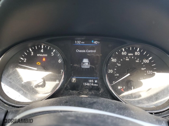 2019 Nissan Rogue SV with VIN JN8AT2MT9KW264561, listed as a Copart auction lot 49632875 with 134,614 mi miles and Salvage Title. Bid and sale history available at carsss.com. Image 9.