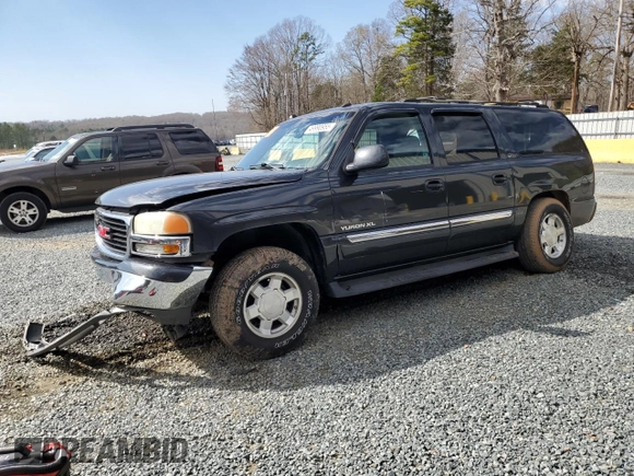 2005 GMC Yukon XL SLT with VIN 3GKEC16Z25G118941, listed as a Copart auction lot 49990955 with 181,182 mi miles and Salvage Title. Bid and sale history available at carsss.com. Image 1.