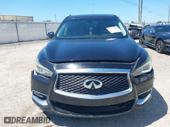2017 Infiniti QX60 with VIN 5N1DL0MN3HC523856, listed as a IAAI auction lot 42036846 with 218,278 mi miles. Bid and sale history available at carsss.com. Image 12.
