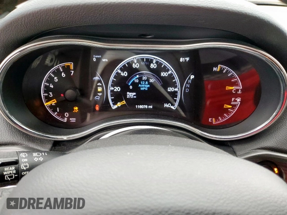 2019 Jeep Grand Cherokee Limited with VIN 1C4RJFBG9KC765582, listed as a Copart auction lot 56295615 with 116,076 mi miles and Salvage title. Bid and sale history available at DreamBid. Image 9.